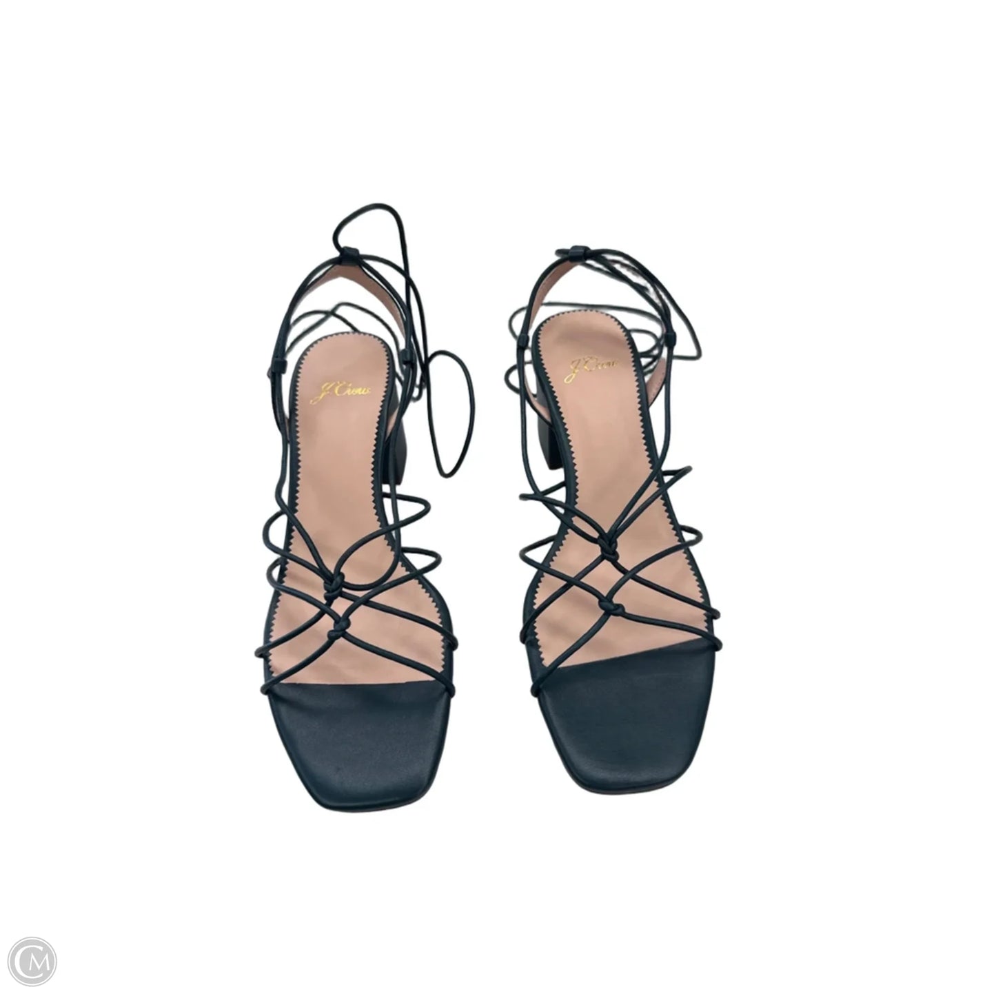 Sandals Heels Block By J. Crew In Green, Size: 7.5