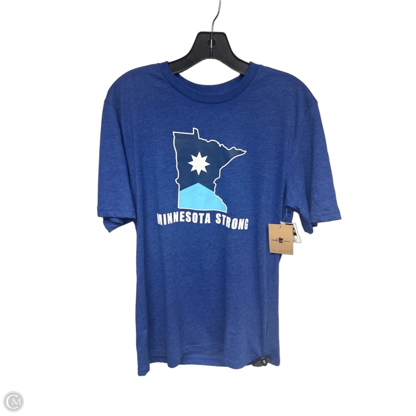 Top Short Sleeve By District In Blue, Size: S
