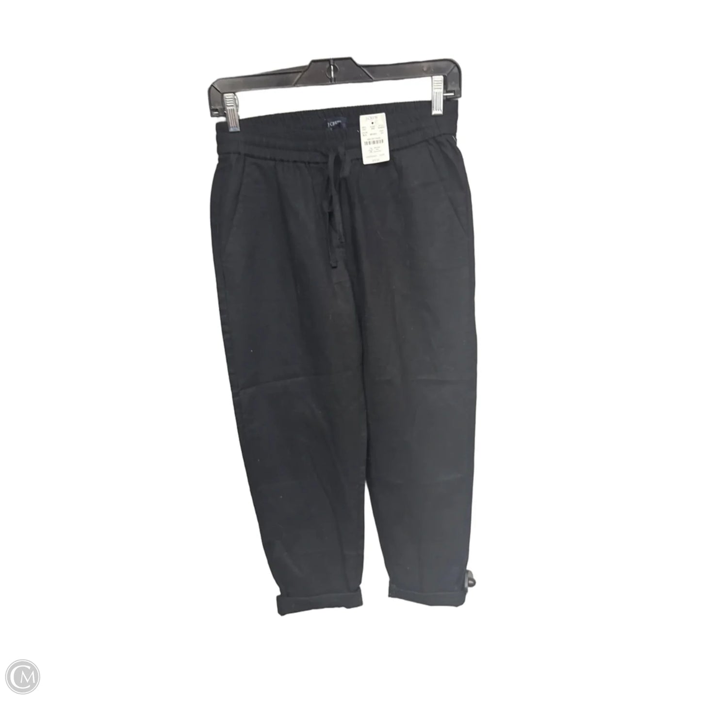 Pants Cropped By J. Crew In Black, Size: Xxs