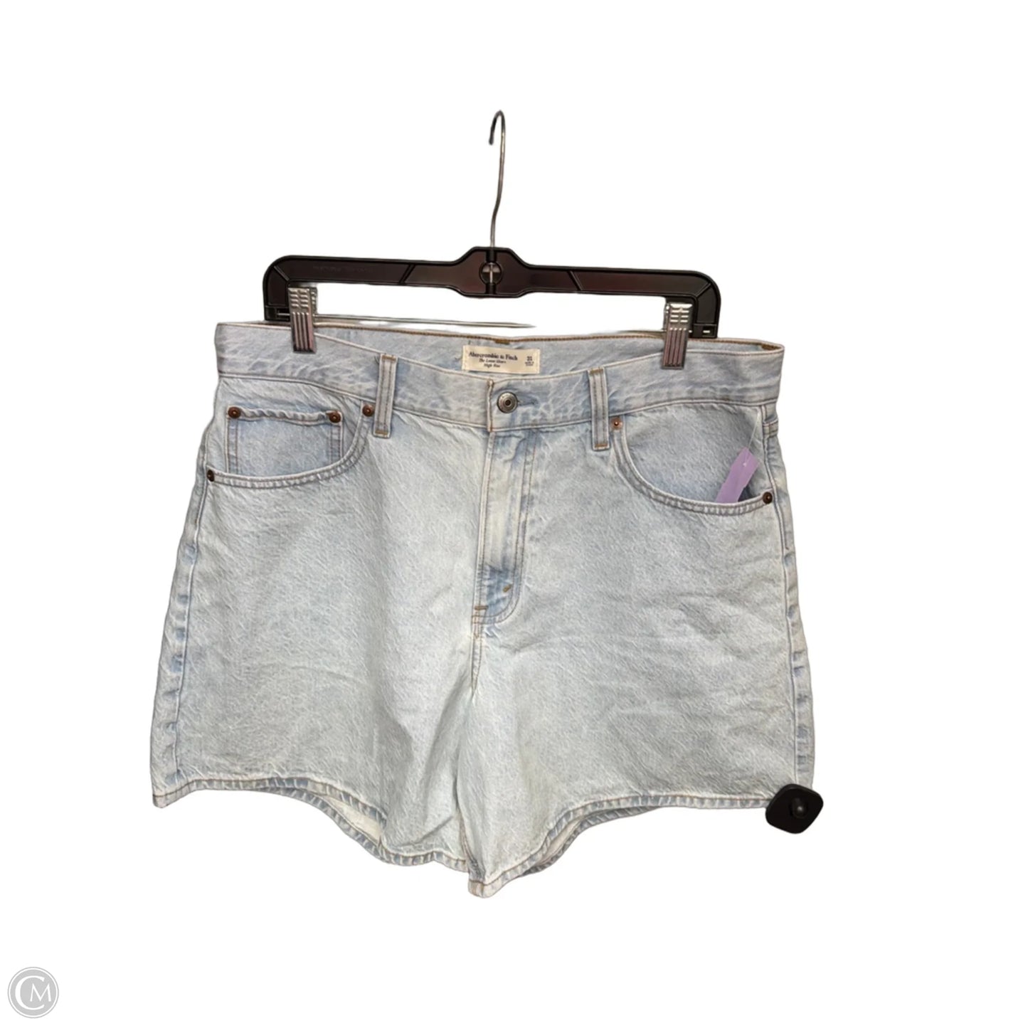 Shorts By Abercrombie And Fitch In Blue Denim, Size: 12