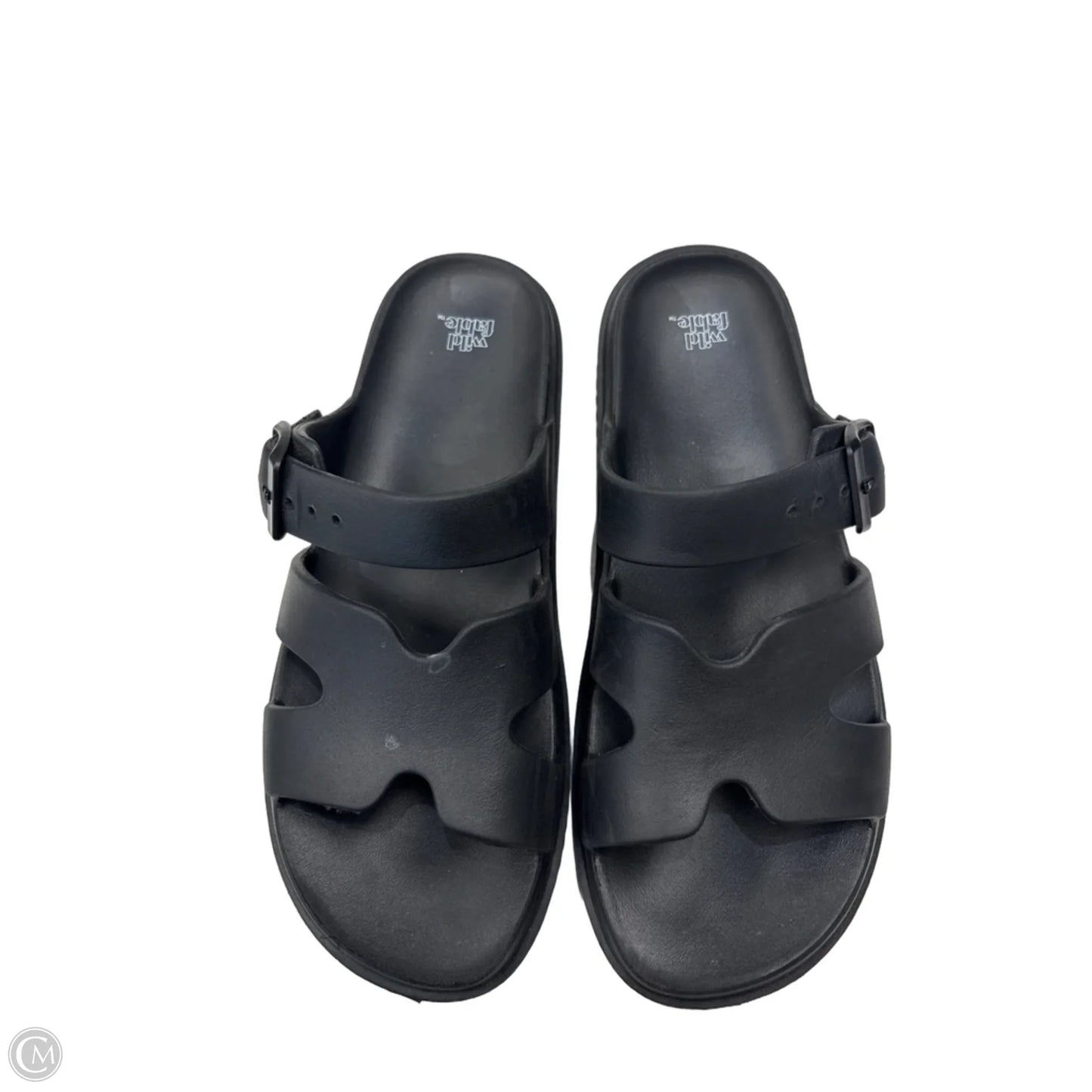 Sandals Flats By Wild Fable In Black, Size: 9