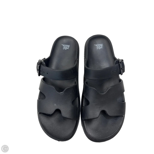 Sandals Flats By Wild Fable In Black, Size: 9