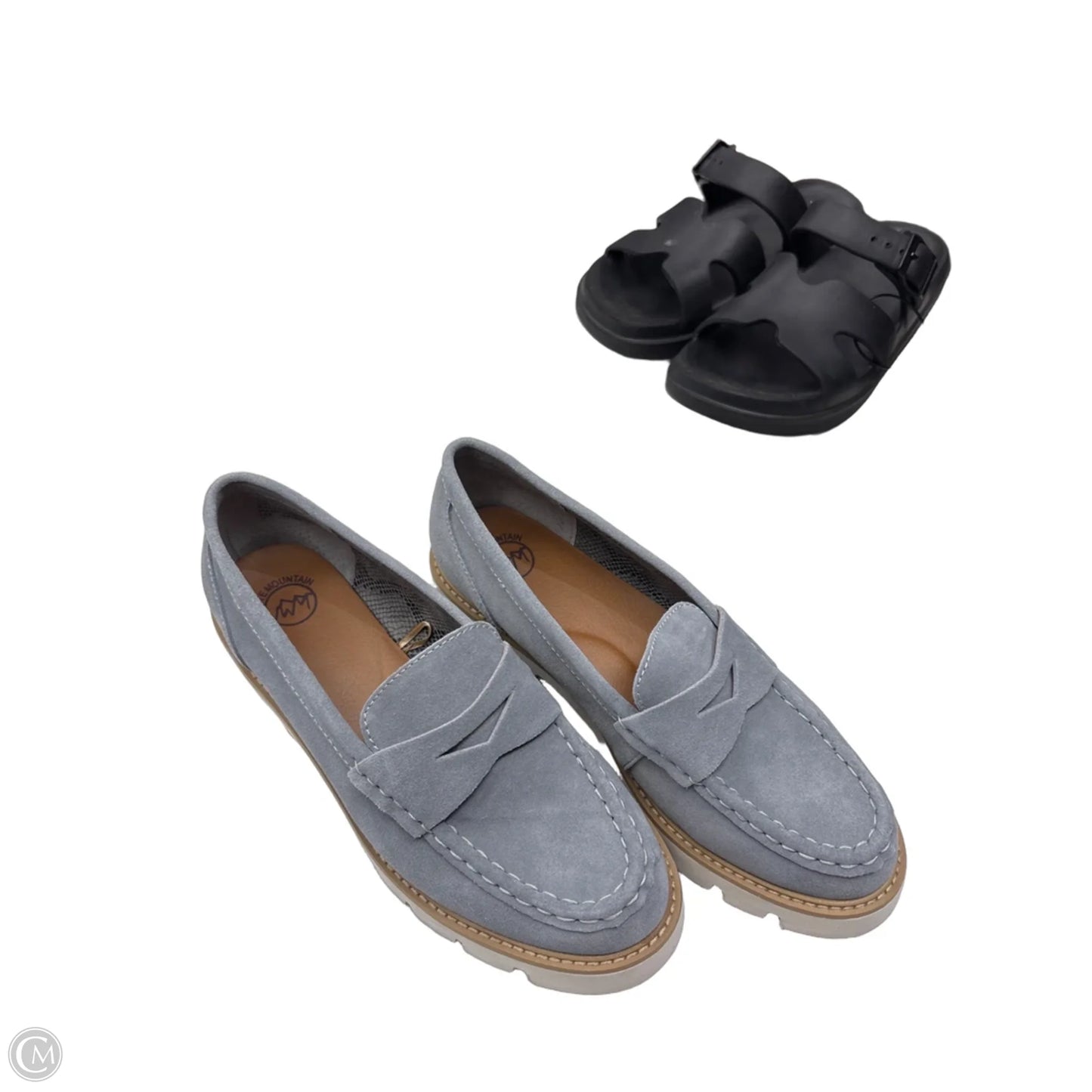 Shoes Heels Block By White Mountain In Blue, Size: 9