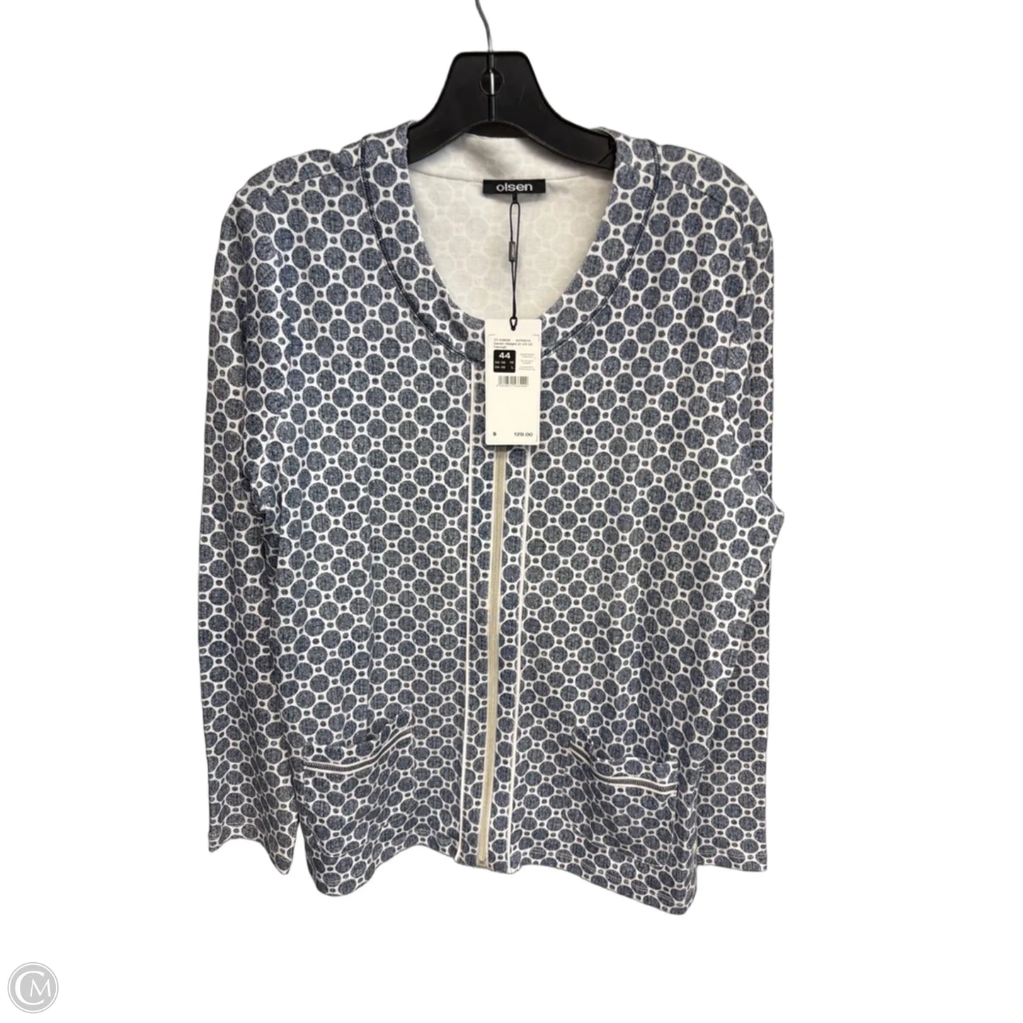 Cardigan By Clothes Mentor In Blue, Size: L