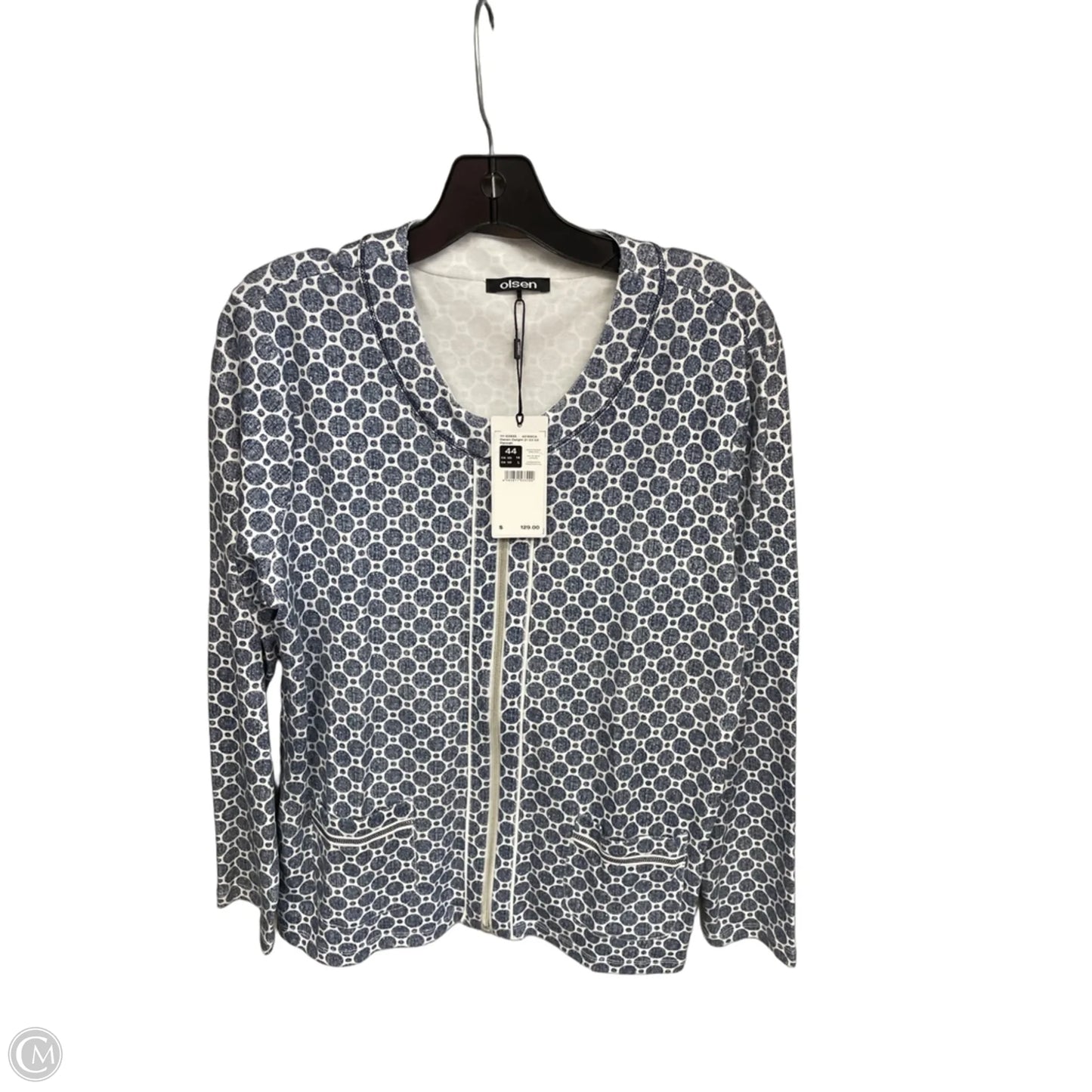 Cardigan By Clothes Mentor In Blue, Size: L