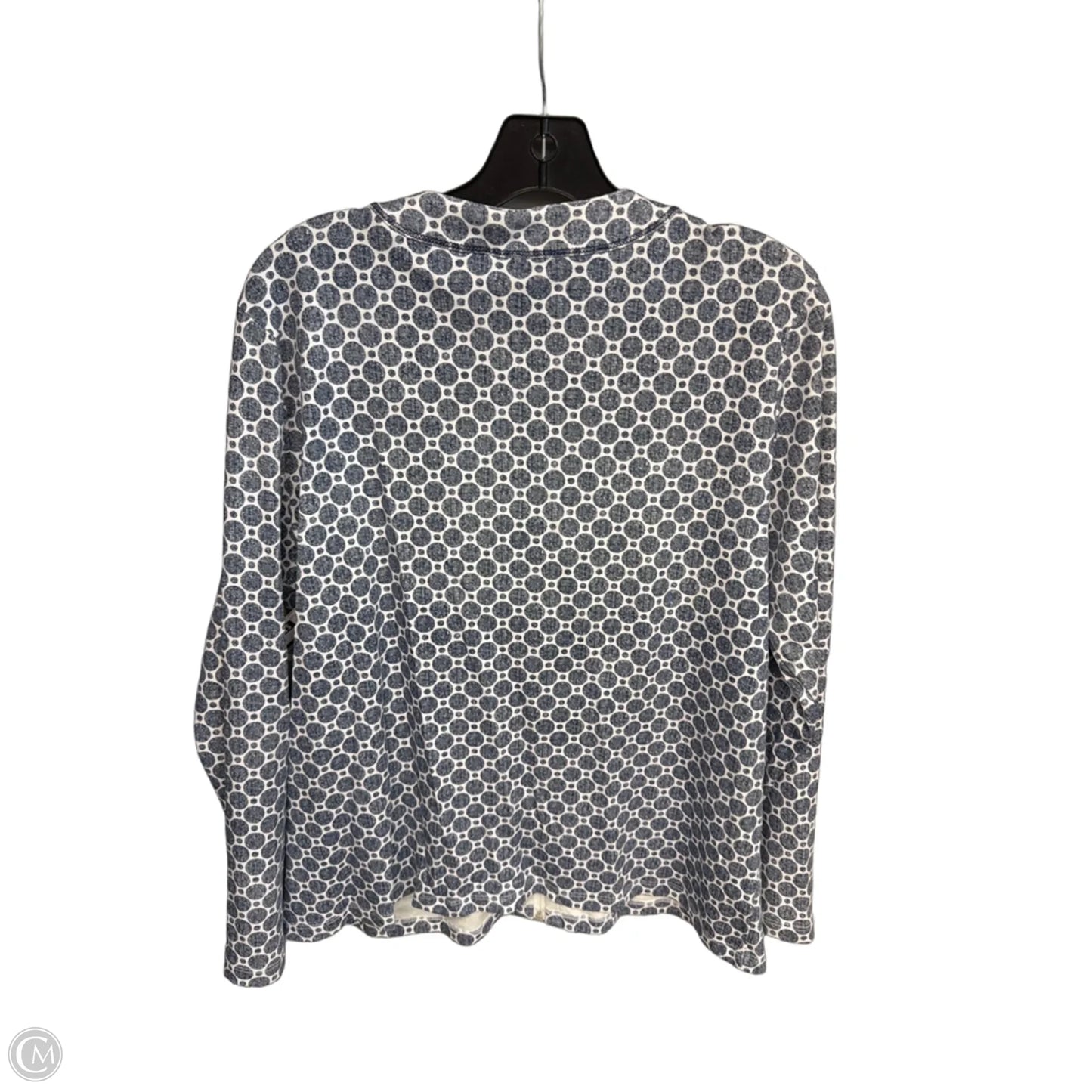Cardigan By Clothes Mentor In Blue, Size: L
