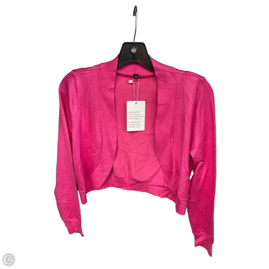 Cardigan By Clothes Mentor In Pink, Size: S