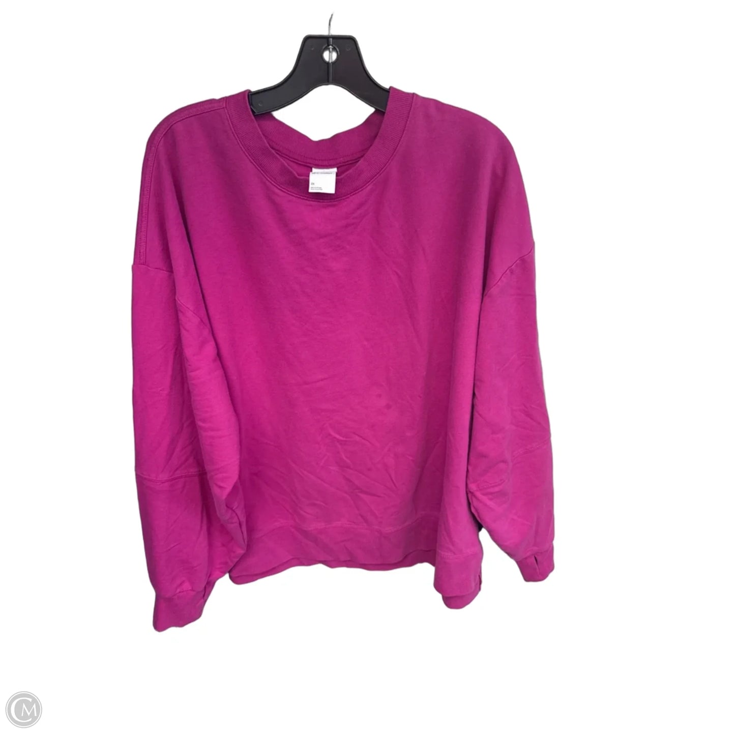 Athletic Sweatshirt Crewneck By All In Motion In Pink, Size: 2x