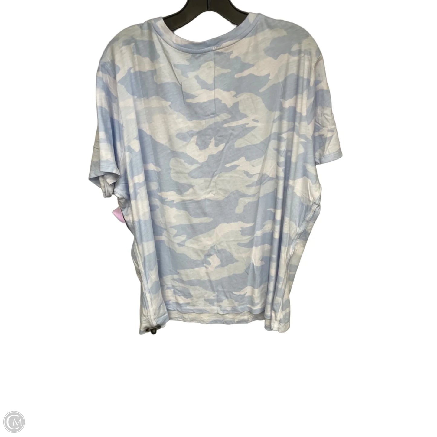 Top Short Sleeve By Athleta In Blue, Size: 3x