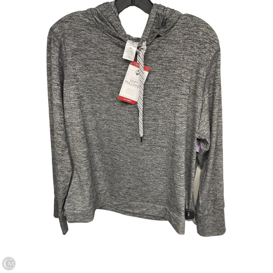 Athletic Top Long Sleeve Hoodie By Members Mark In Grey, Size: Xl