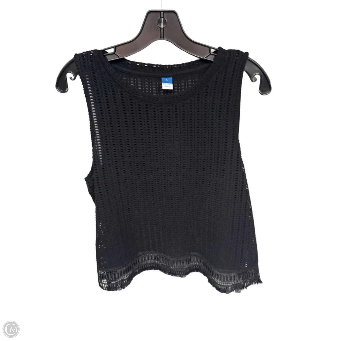 Top Sleeveless By Old Navy In Black, Size: L