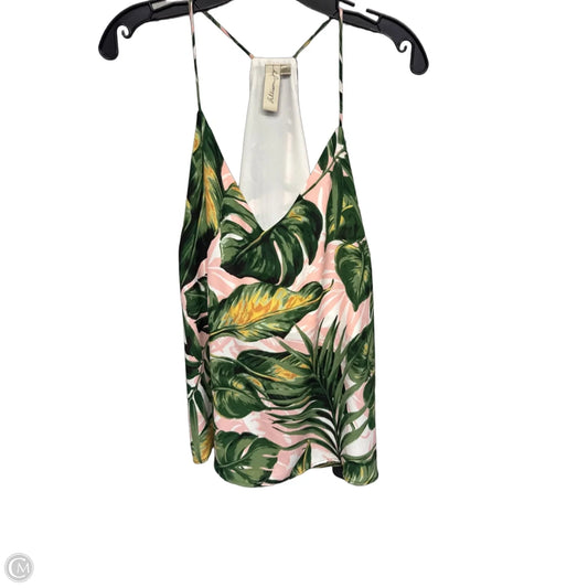 Top Sleeveless By Allison Joy In Tropical Print, Size: Xl