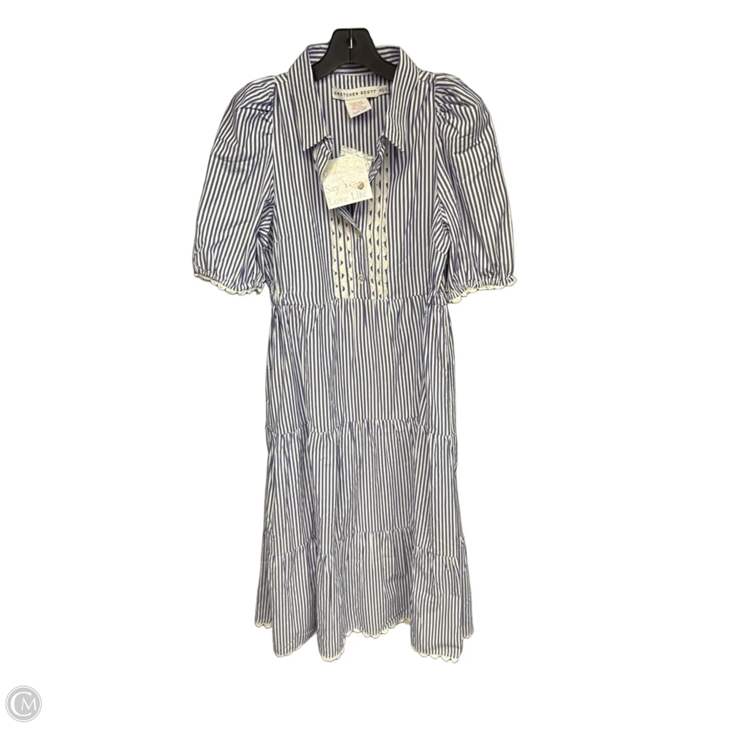 Dress Casual Maxi By Gretchen Scott In Striped Pattern, Size: S