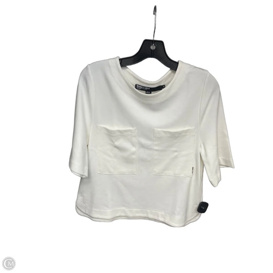 Top Short Sleeve By Cma In Cream, Size: Xs