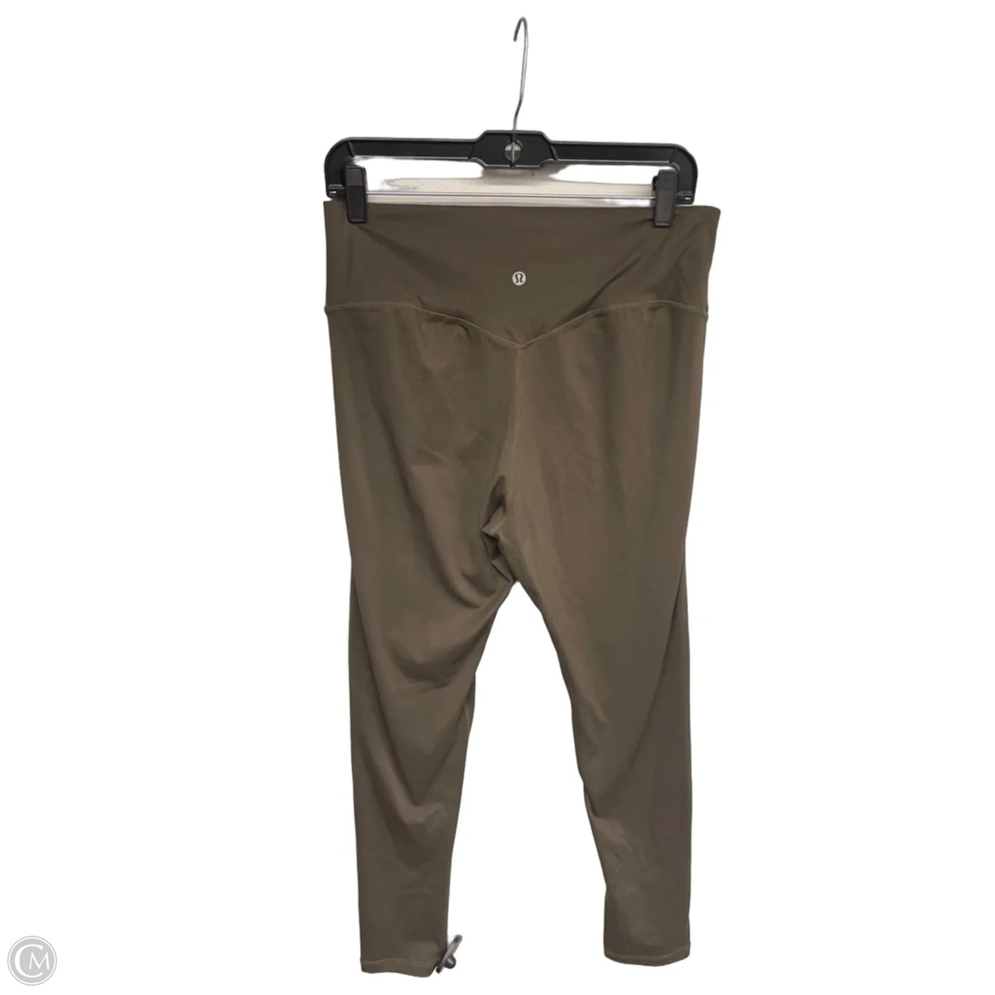 Athletic Leggings By Lululemon In Green, Size: 12