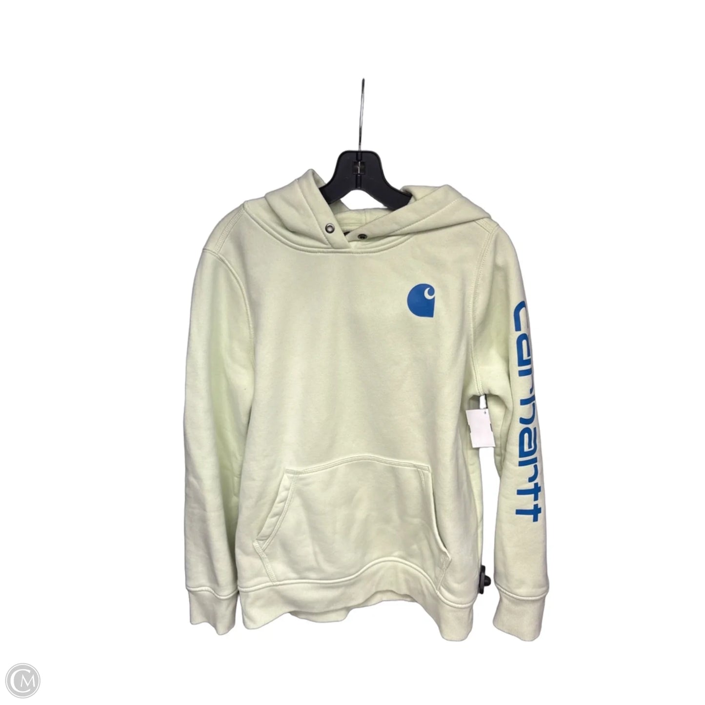 Sweatshirt Hoodie By Carhartt In Green, Size: M