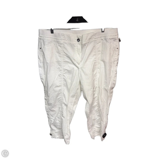 Capris By Chicos In White, Size: Xl