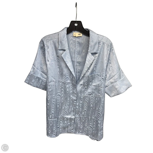 Top Short Sleeve By Open Edit In Blue, Size: Xs
