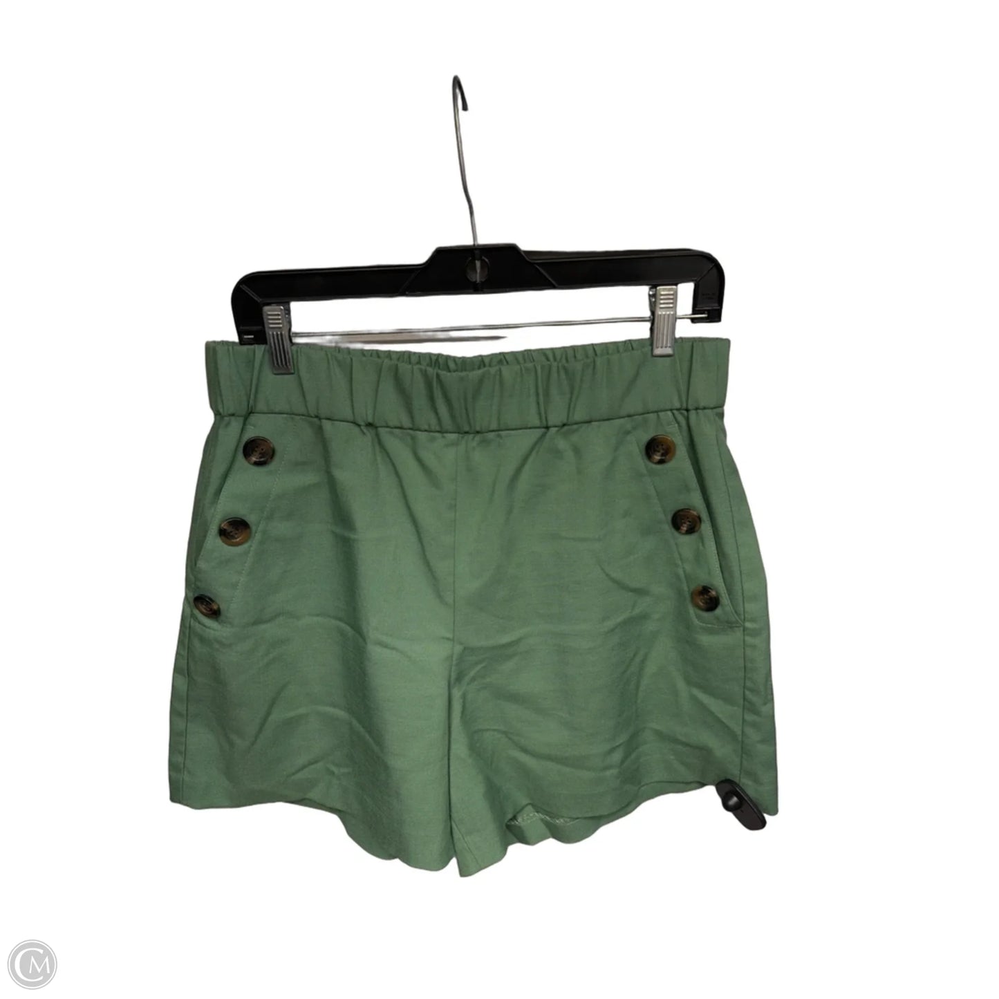 Shorts By Ann Taylor In Green, Size: M