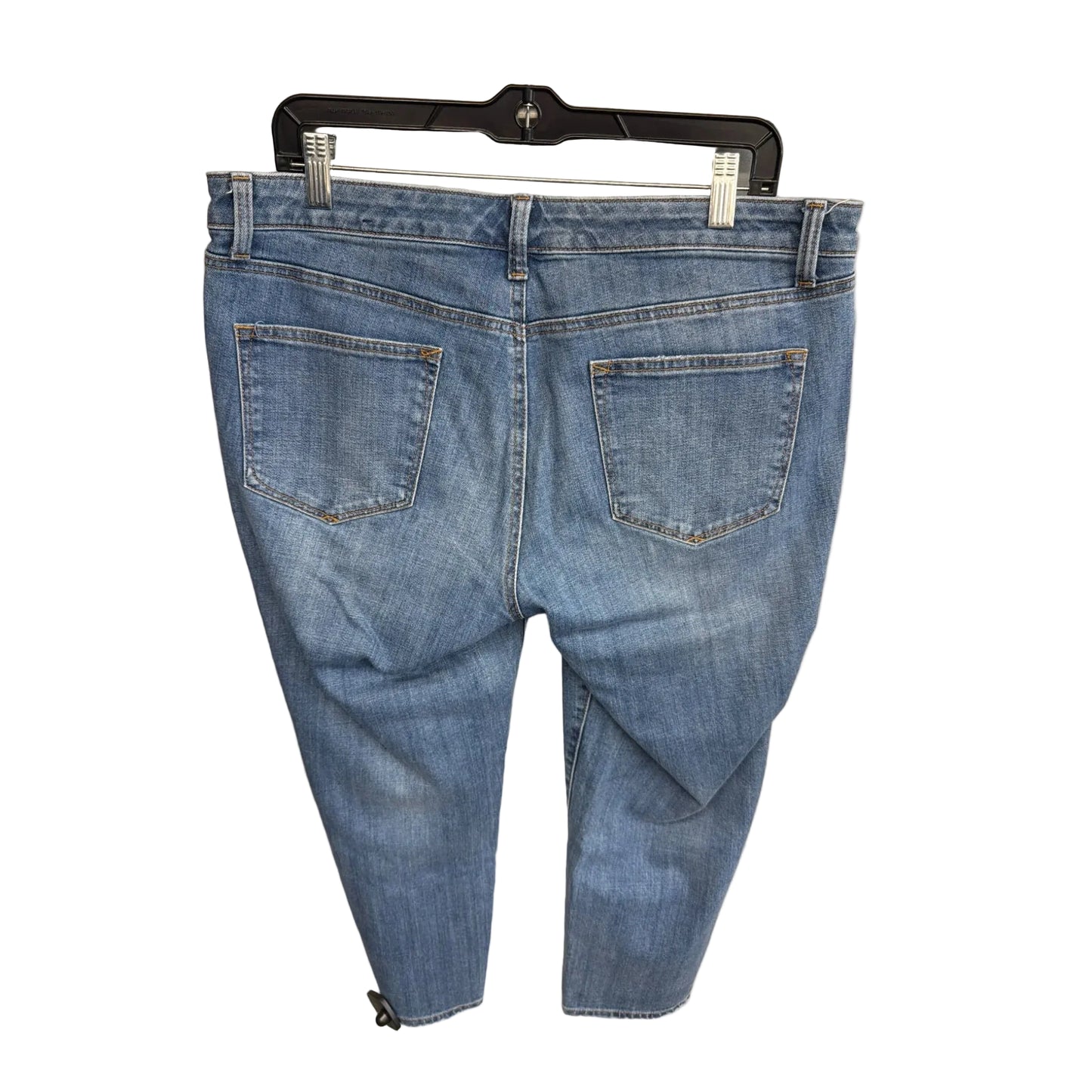 Jeans Cropped By Talbots In Blue Denim, Size: 14p
