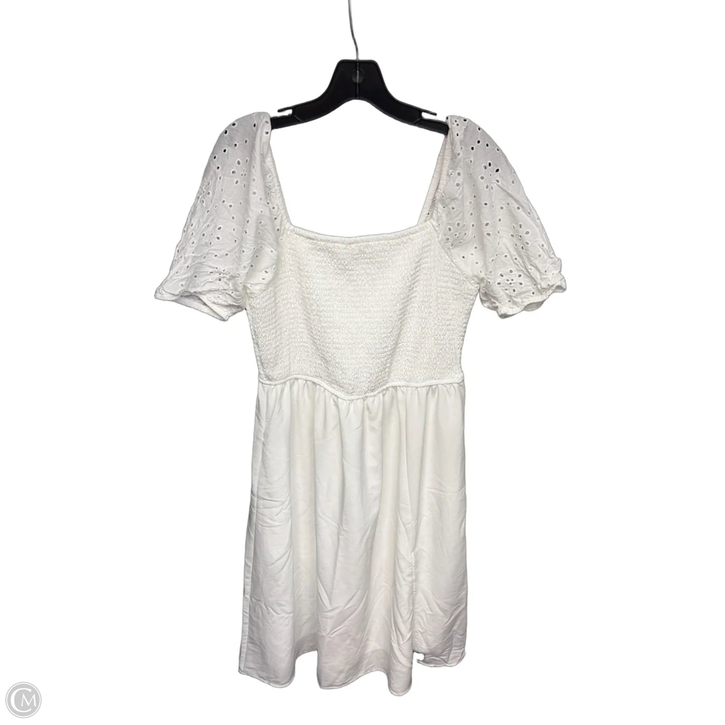 Dress Casual Midi By Maurices In White, Size: L
