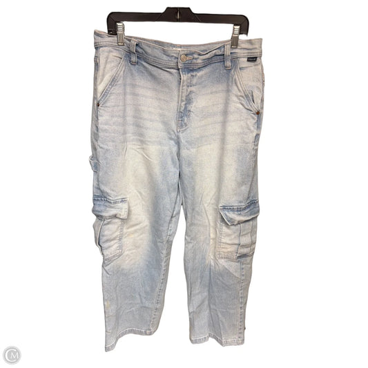 Jeans Wide Leg By Cello In Blue Denim, Size: M