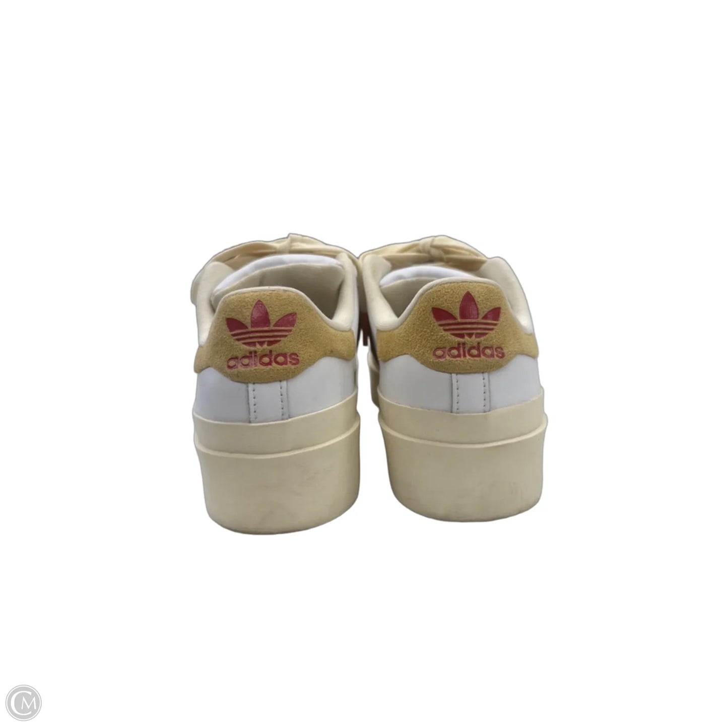 Shoes Sneakers By Adidas In Cream & Red, Size: 8.5