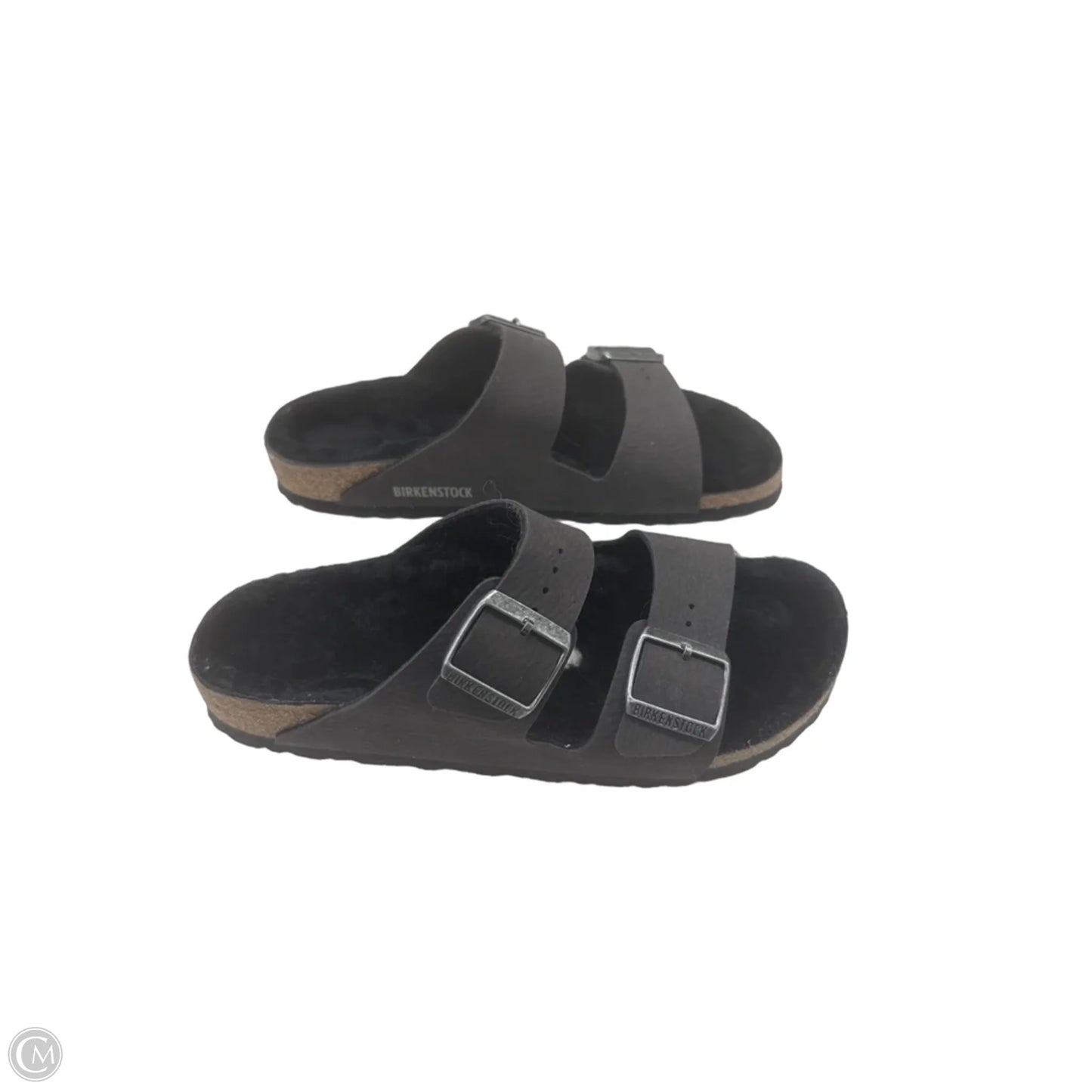 Sandals Flats By Birkenstock In Grey, Size: 9