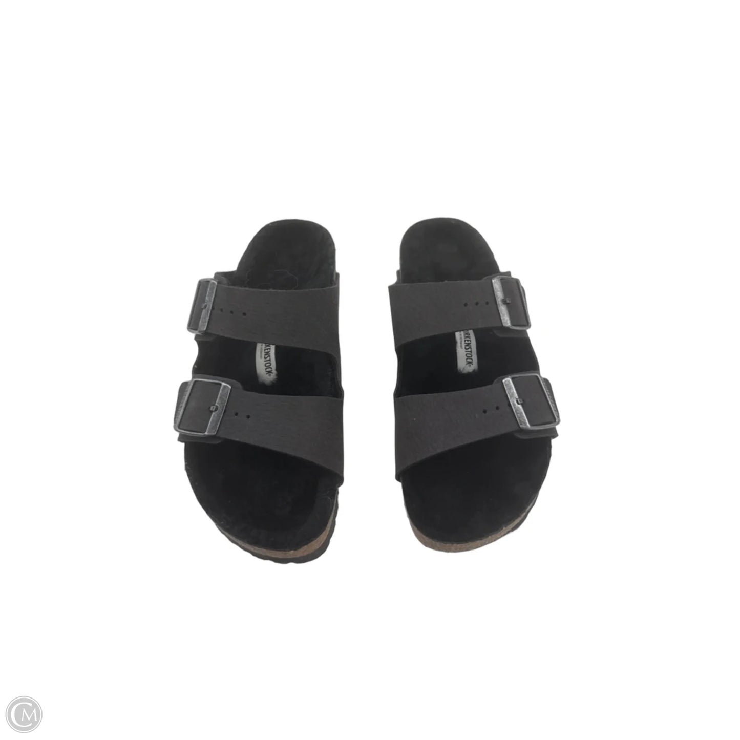 Sandals Flats By Birkenstock In Grey, Size: 9
