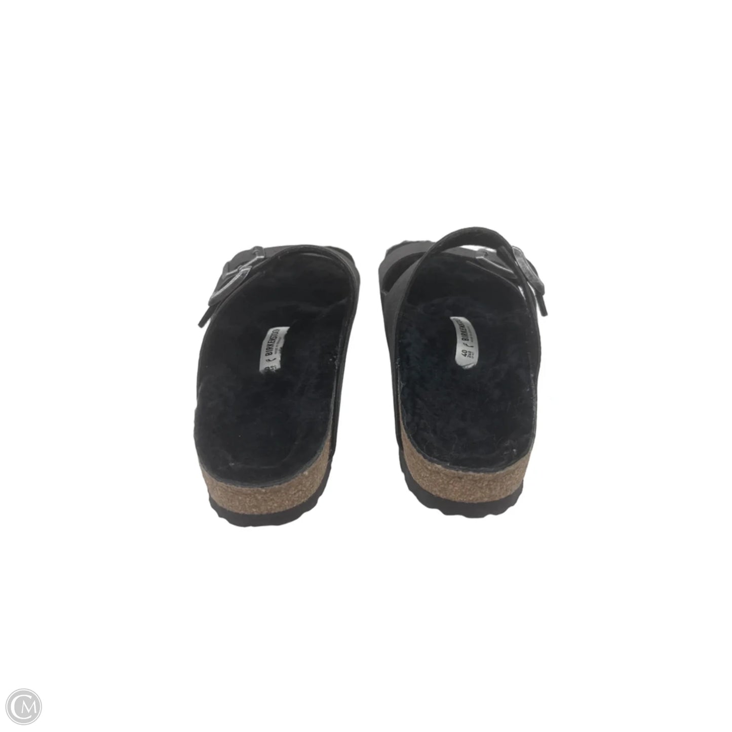 Sandals Flats By Birkenstock In Grey, Size: 9