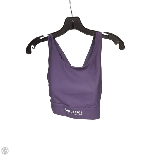 Athletic Bra By Fabletics In Purple, Size: S