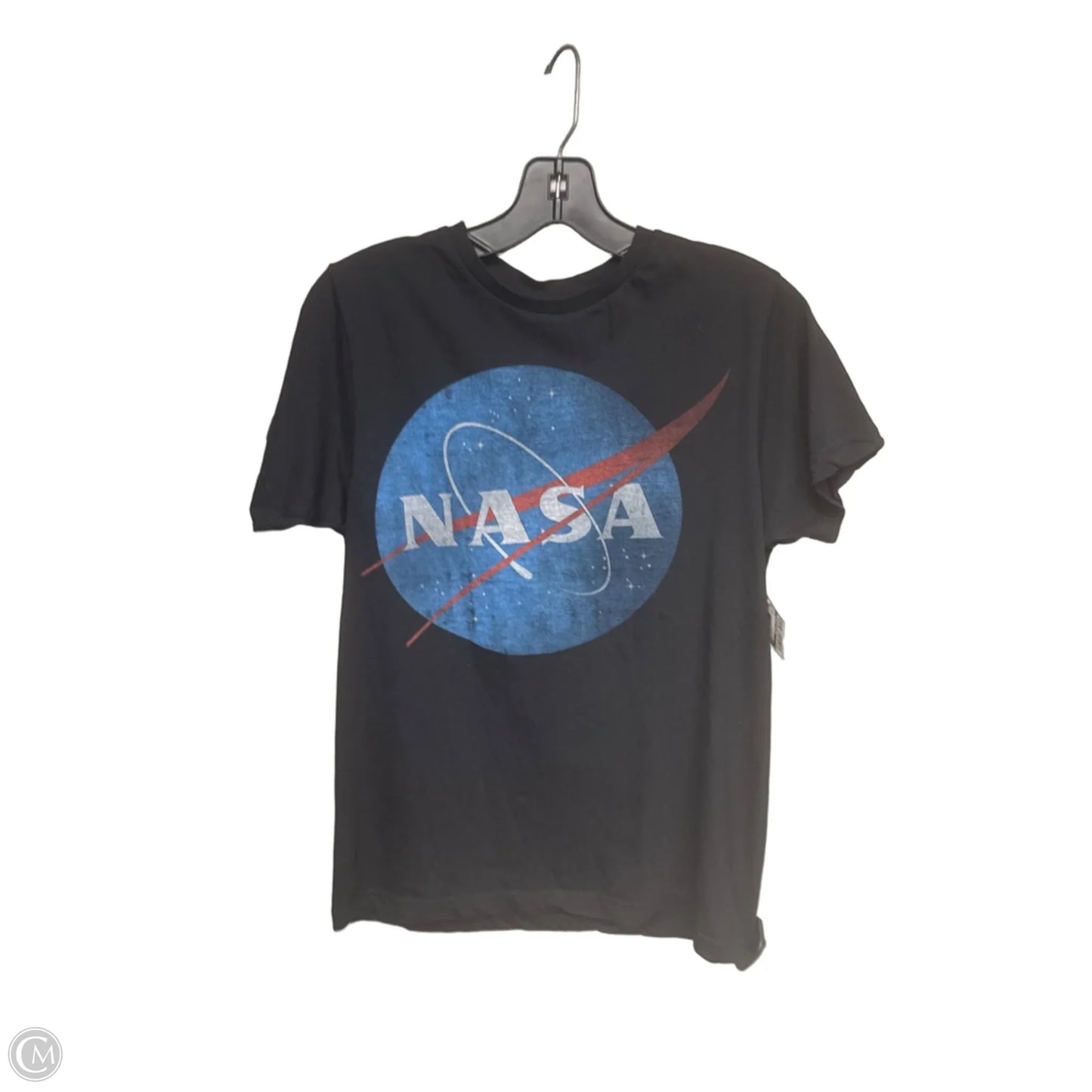 Top Short Sleeve By Clothes Mentor In Black & Blue, Size: S