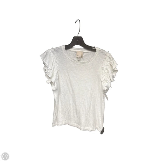 Top Short Sleeve By Industry In White, Size: S