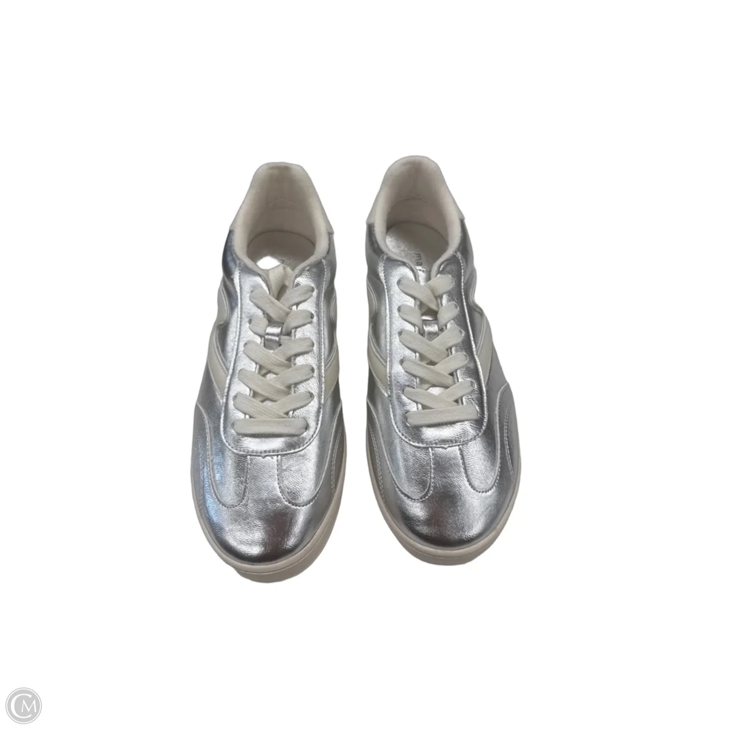 Shoes Sneakers By Madden Girl In Silver, Size: 10