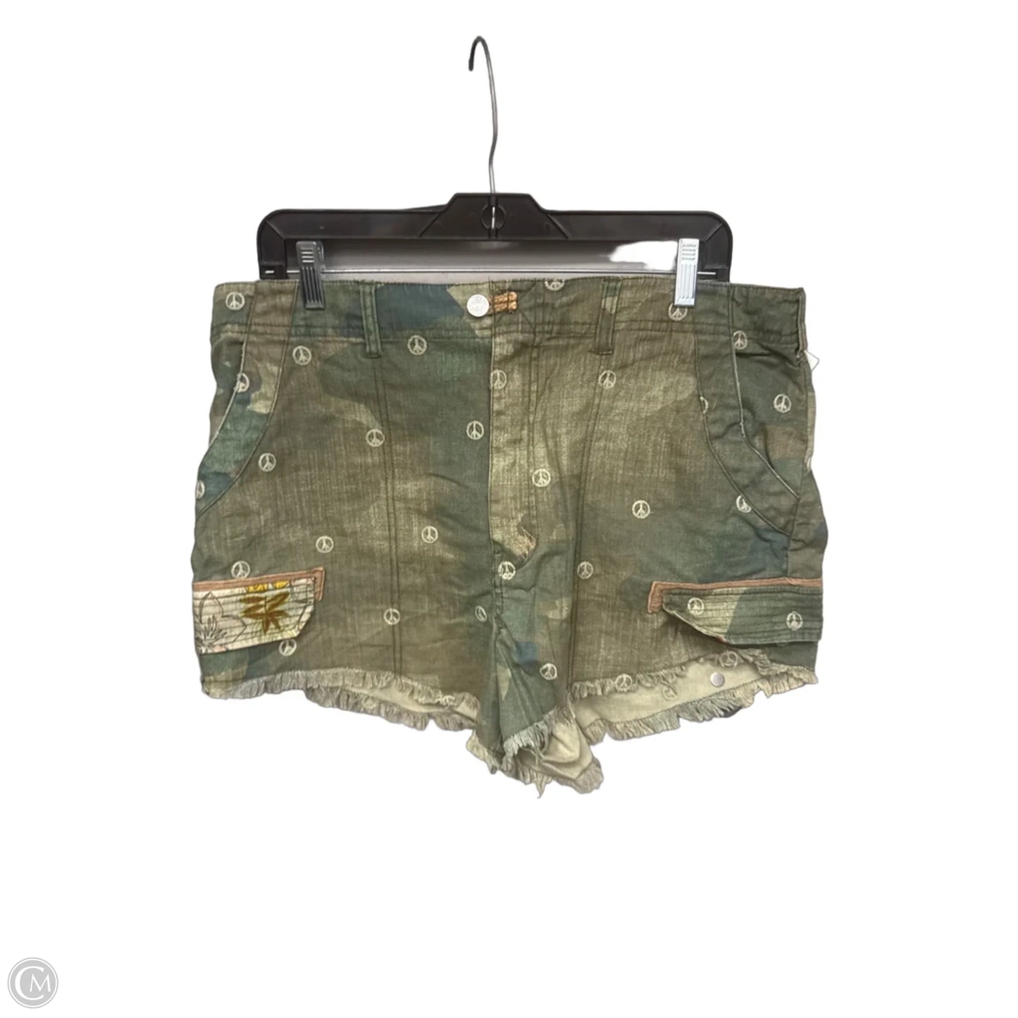 Shorts By Pilcro In Green, Size: 14