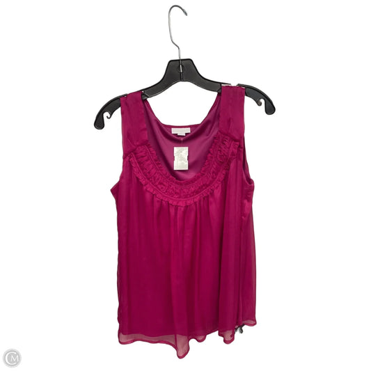 Top Sleeveless By New York And Co In Pink, Size: L