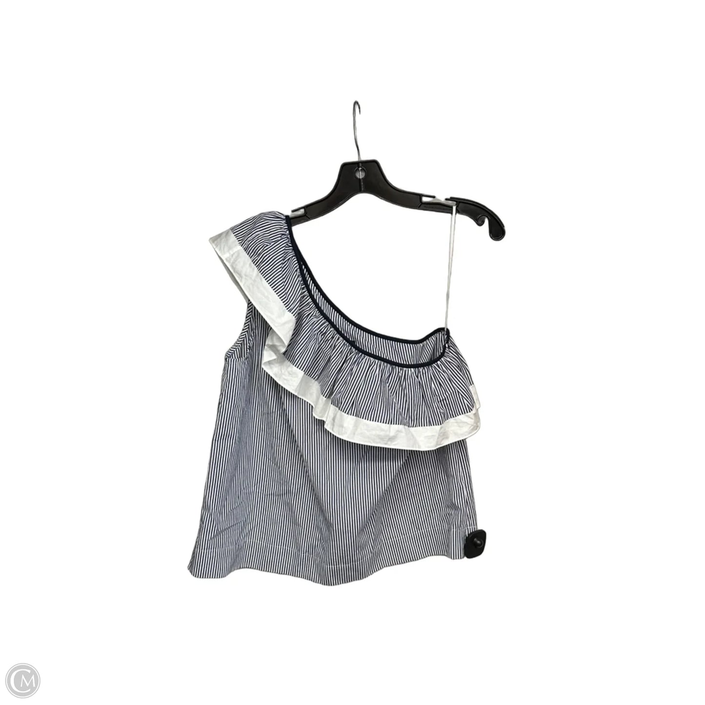 Top Sleeveless By J. Crew In Striped Pattern, Size: 8