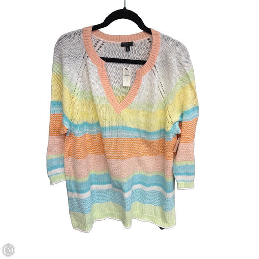 Sweater By Talbots In Multi-colored, Size: 2x