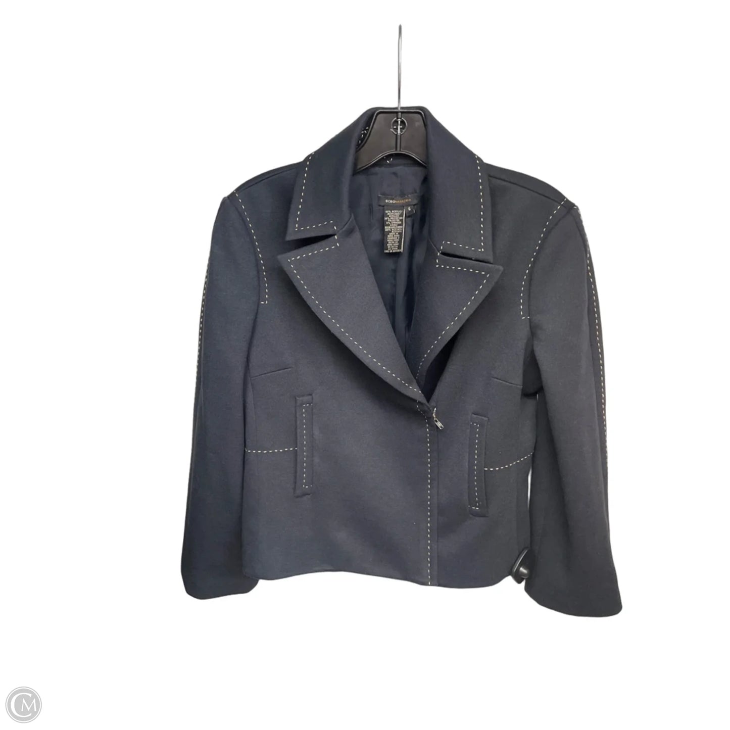 Jacket Other By Bcbg In Black & Tan, Size: 6
