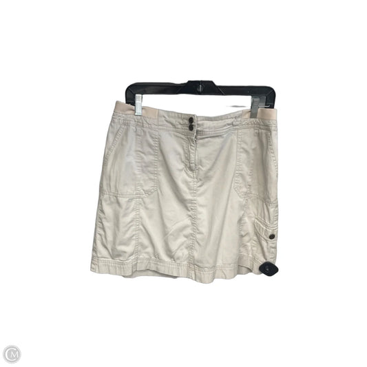 Skort By Karen Scott In Beige, Size: 12p