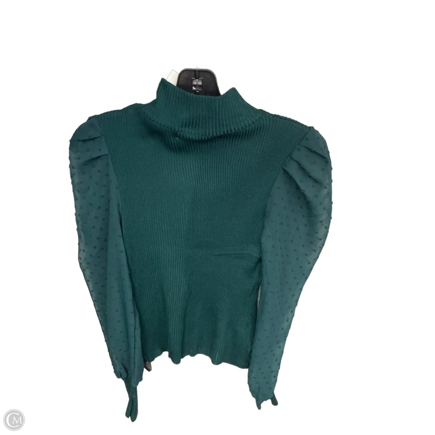 Top Long Sleeve By Clothes Mentor In Green, Size: M