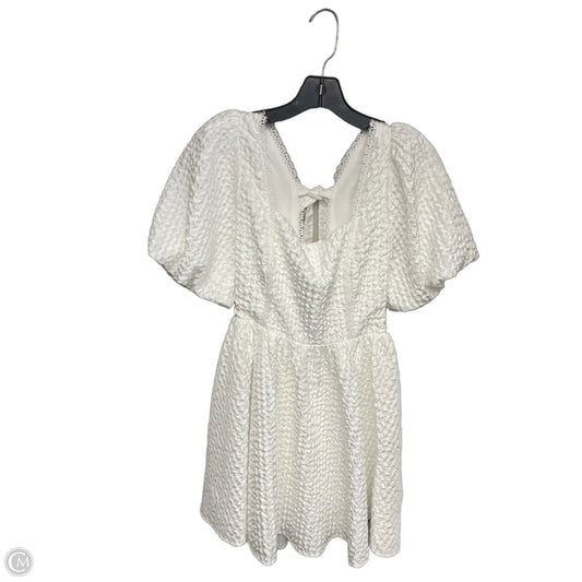 Dress Casual Midi By Clothes Mentor In White, Size: S
