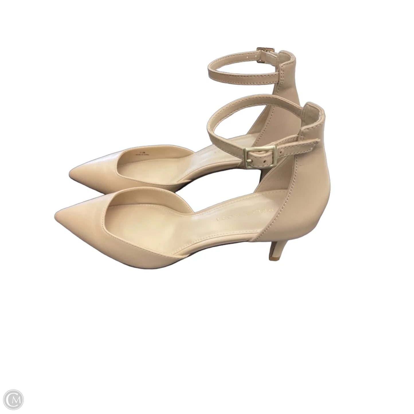 Shoes Heels Kitten By Cmc In Tan, Size: 7.5
