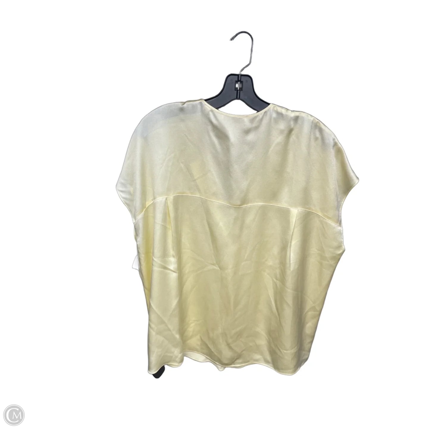 Top Sleeveless By Vince In Yellow, Size: L