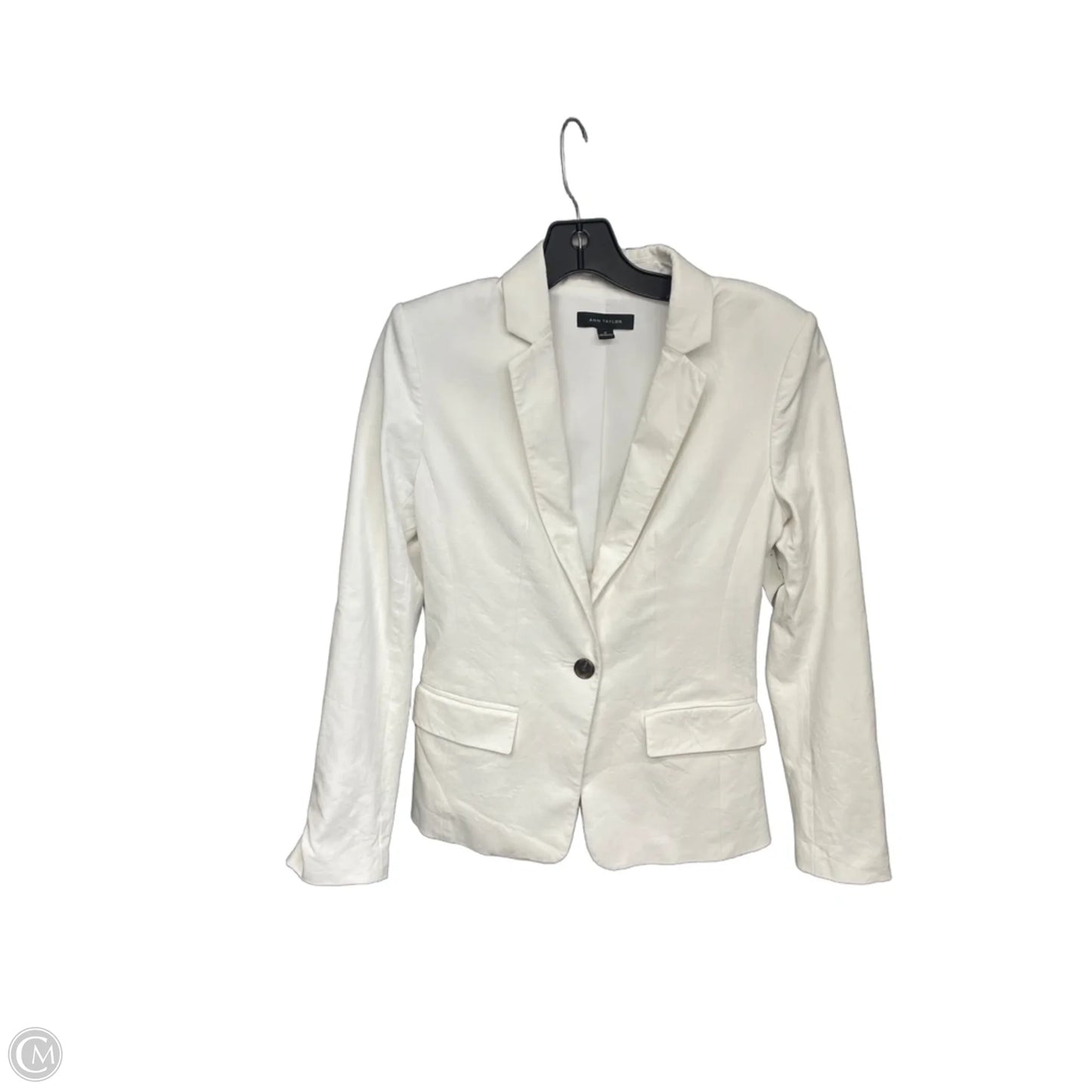 Blazer By Ann Taylor In White, Size: 2