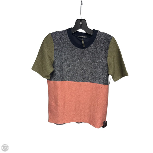Top Short Sleeve By Scotch & Soda In Blue & Green, Size: Xs
