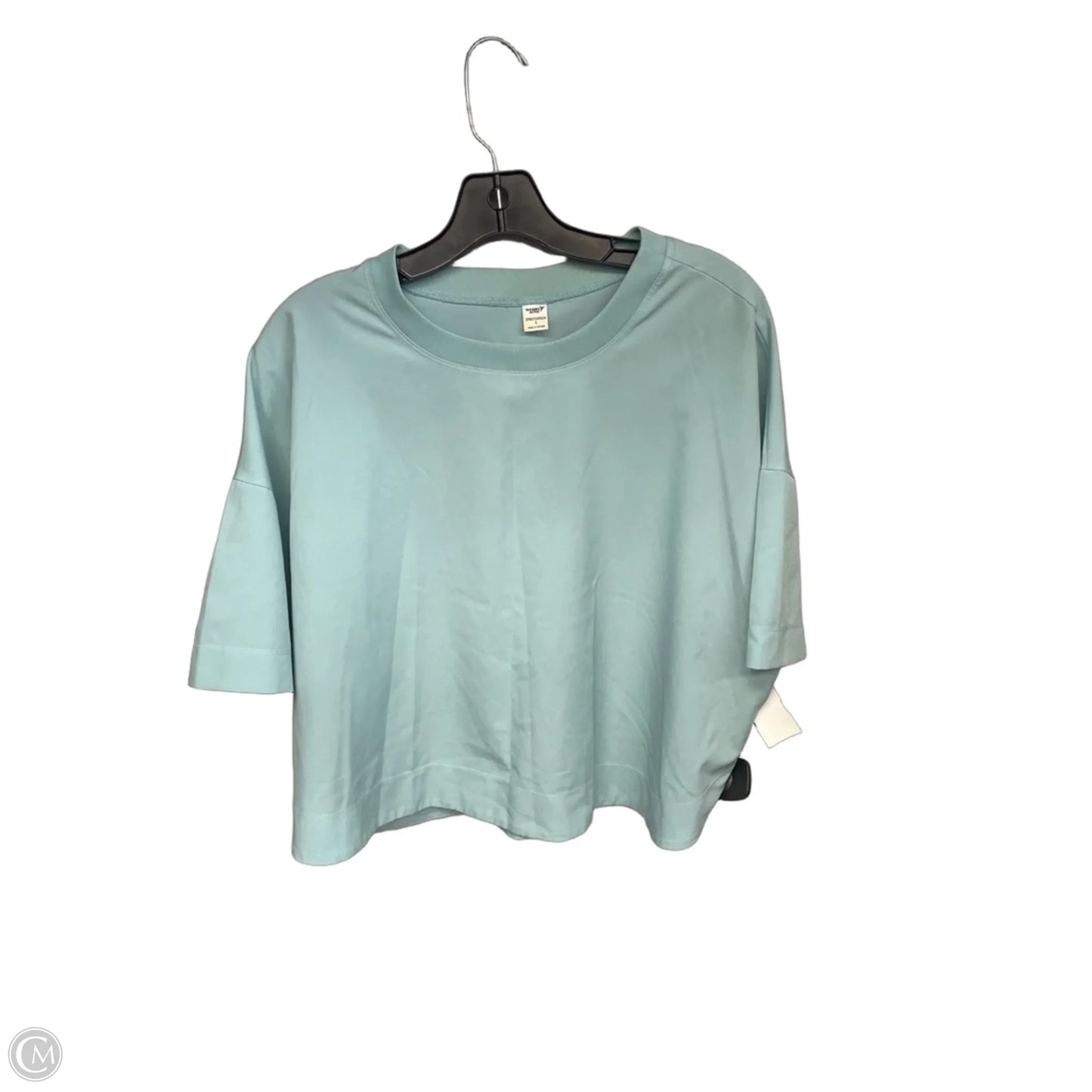Athletic Top Short Sleeve By Old Navy In Aqua, Size: L
