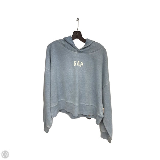 Sweatshirt Hoodie By Gap In Blue, Size: Xl