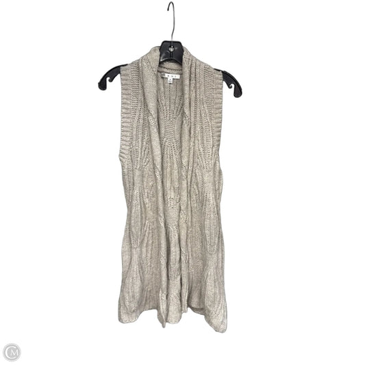 Sweater Cardigan By Cabi In Grey, Size: M