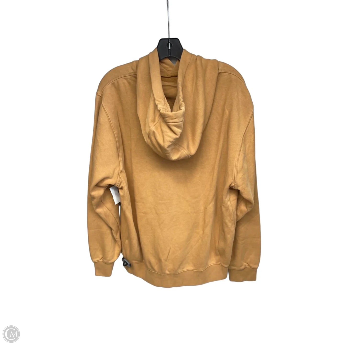 Athletic Sweatshirt Hoodie By Nike Apparel In Tan, Size: L